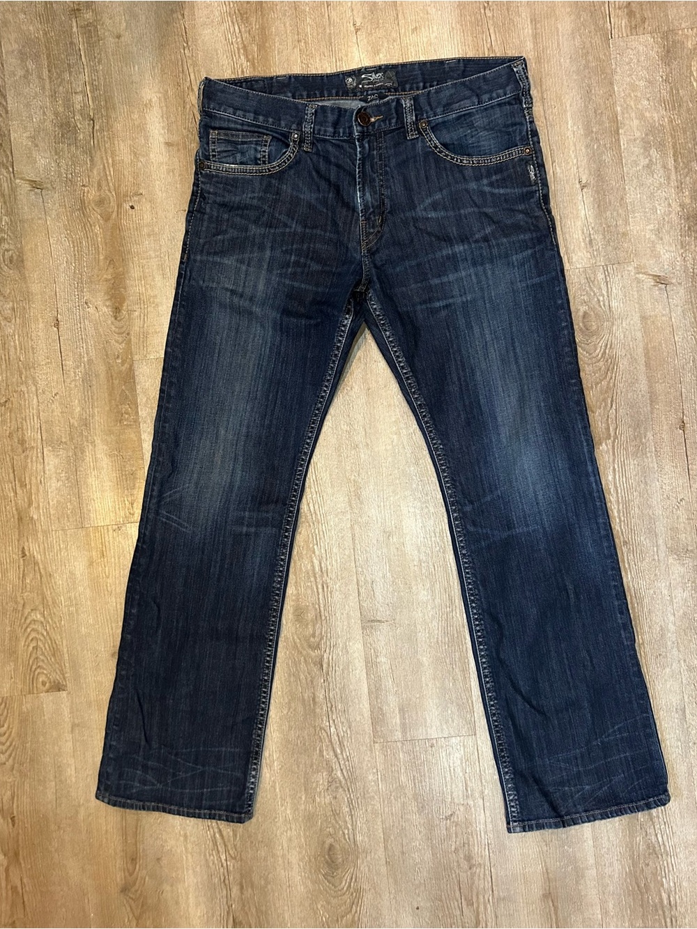 Silver Jeans Co. Zac Relaxed Straight Fit Men’s Size W36/L34 Dark Wash